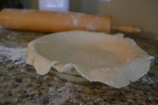 Place crust in pie plate and fill as desired. 