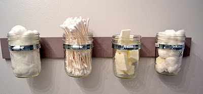Check out this great idea to organize bathroom items!