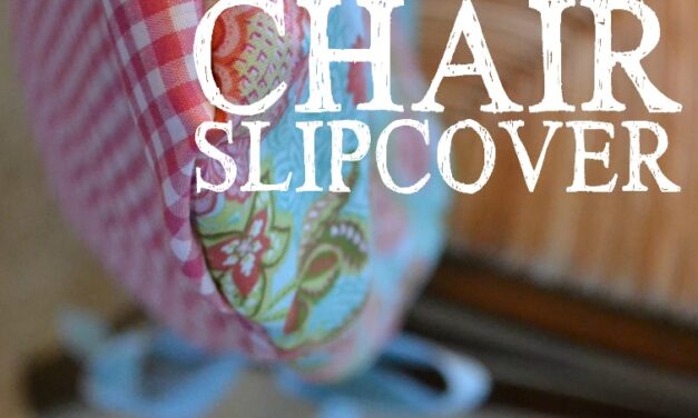 DIY Simple Chair Slipcover