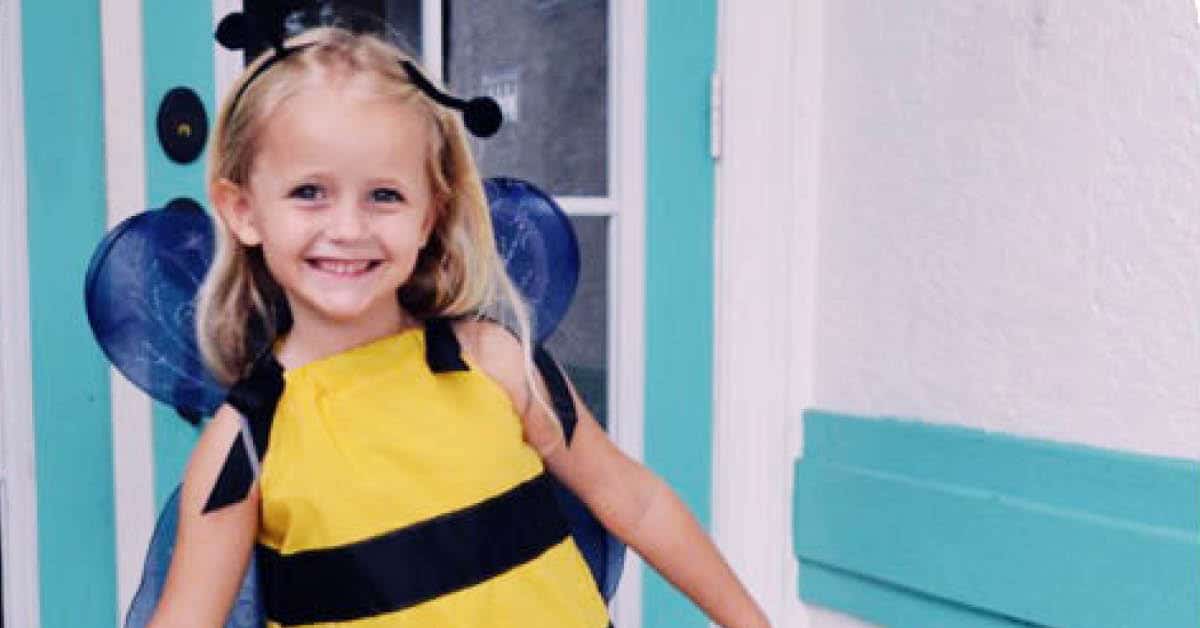 Girls Bee Costume - Complete Bumblebee Kids Costume Set with Tutu