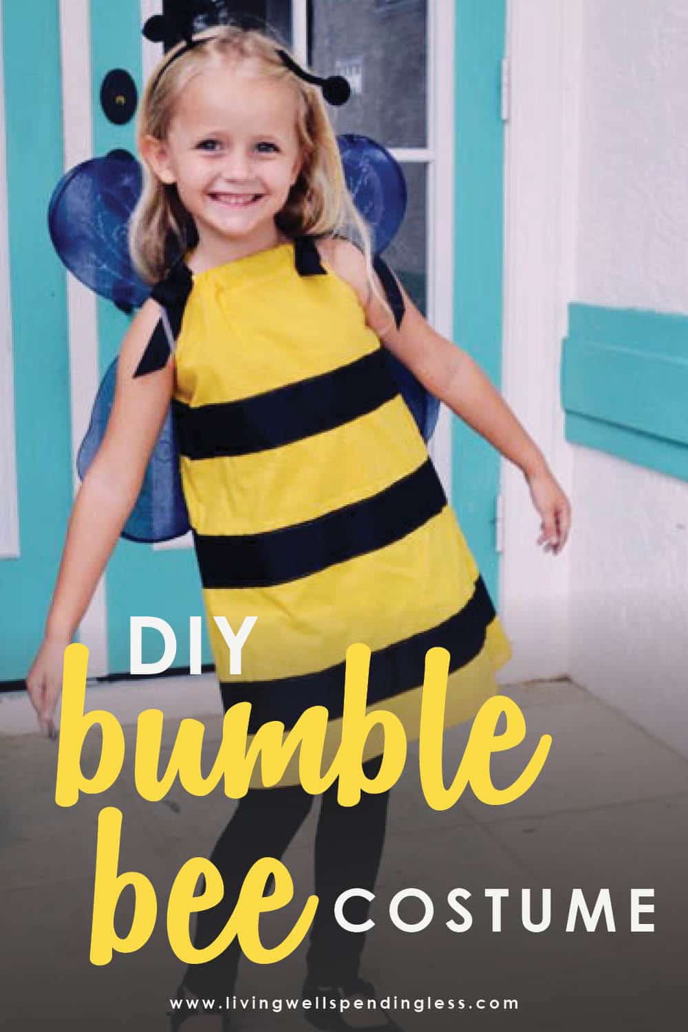 DIY Bumble Bee Costume Kit Halloween Tutu and Tee Costume Bee