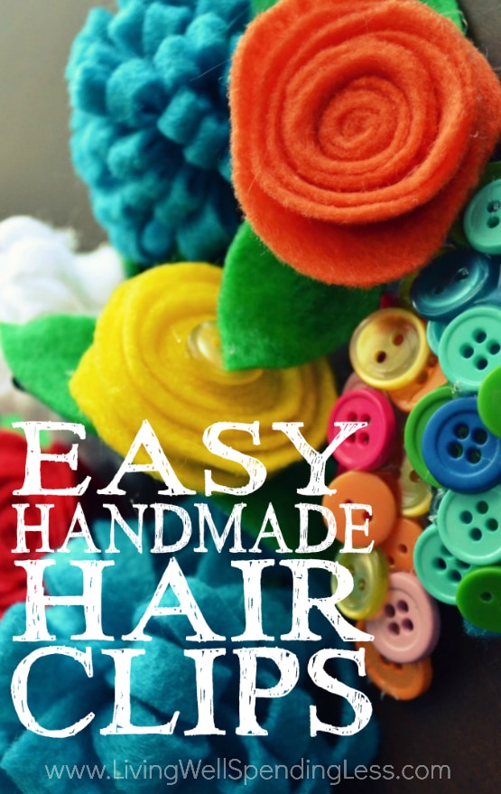 Easy Handmade Hair Clips 