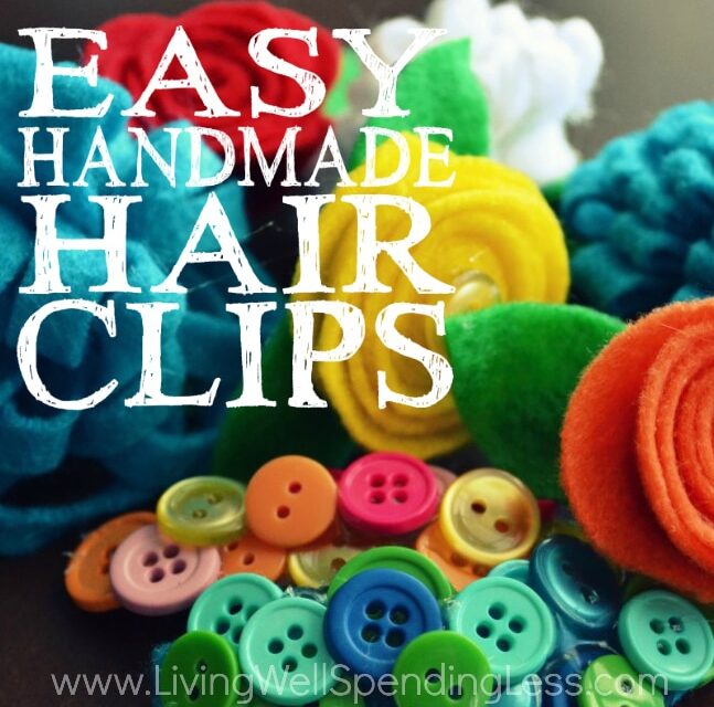 How to Make Handmade Hair Clips | Living Well Spending Less® How to Make Handmade Hair Clips | Living Well Spending Less®