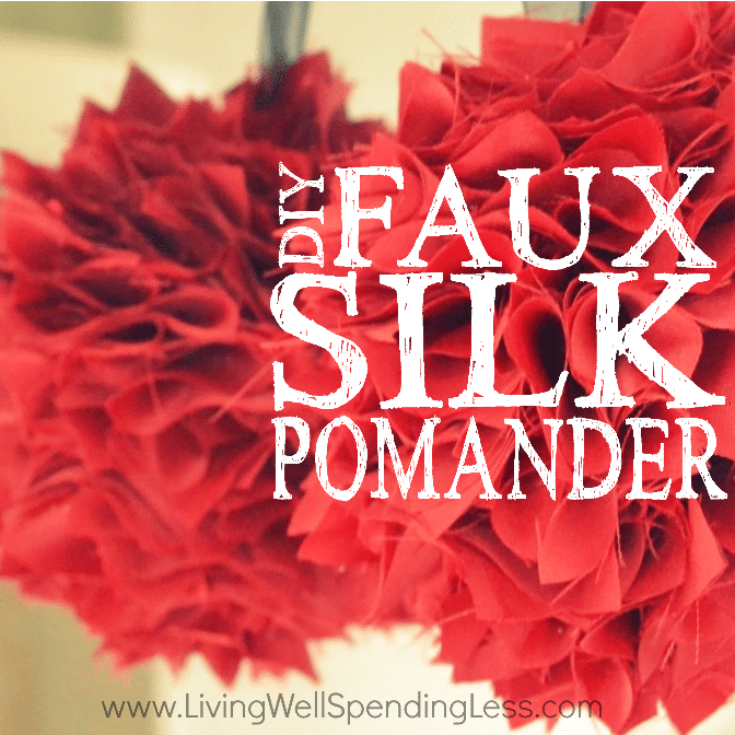 Faux Silk Pomander Square 2