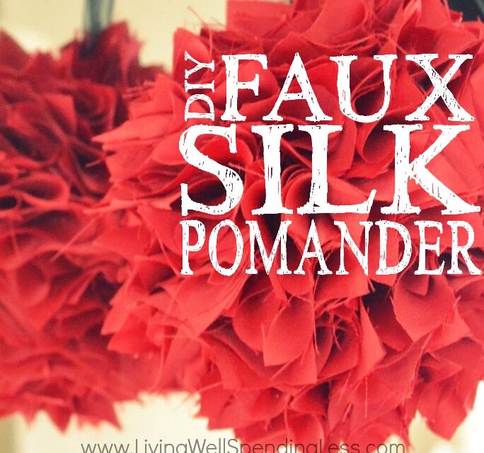 DIY Faux Silk Pomander