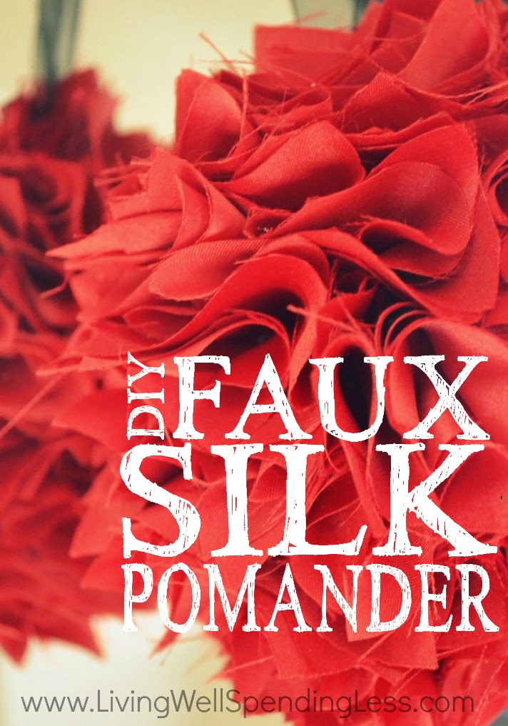 Faux Silk Pomander