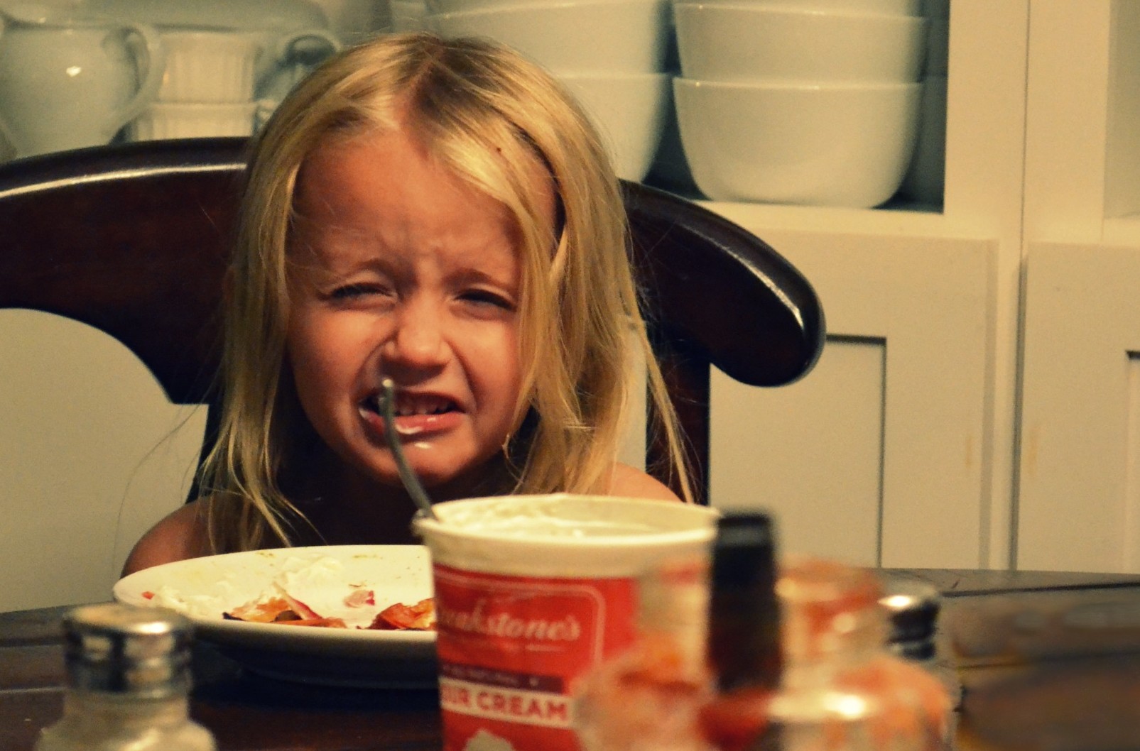 Dinner time sadness and meltdowns were a regular occurrence at our house, especially over vegetables. 