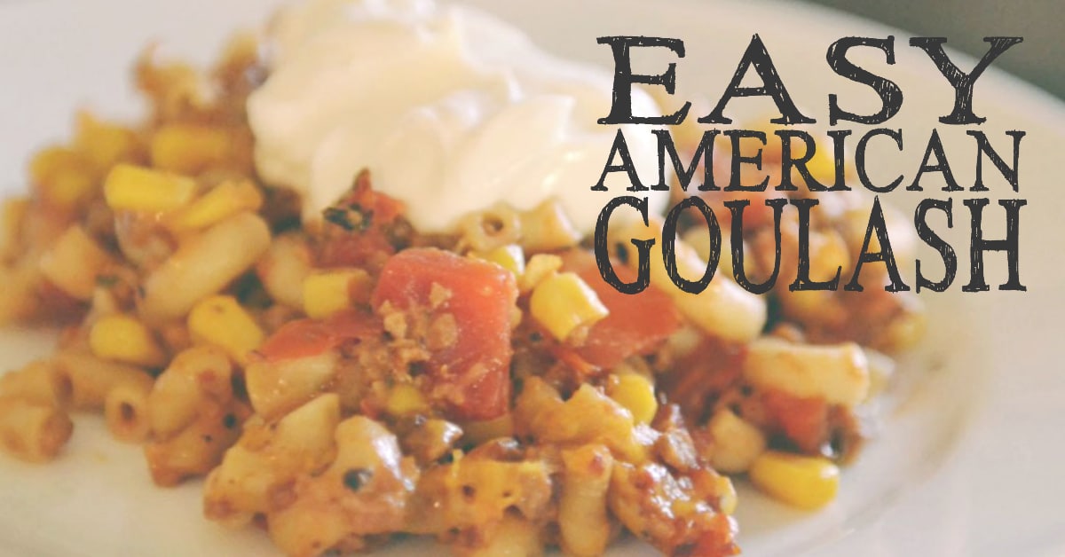 Easy American Vegetarian Goulash Recipe Living Well Spending Less®