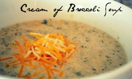 Cheesy Cream of Broccoli Soup