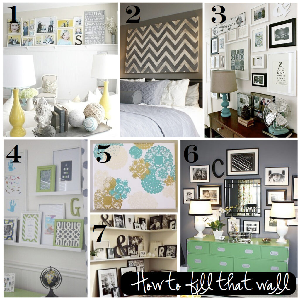 Getting inspired by others is the first step of How to Create a Gallery Wall. Check out magazines or Pinterest!