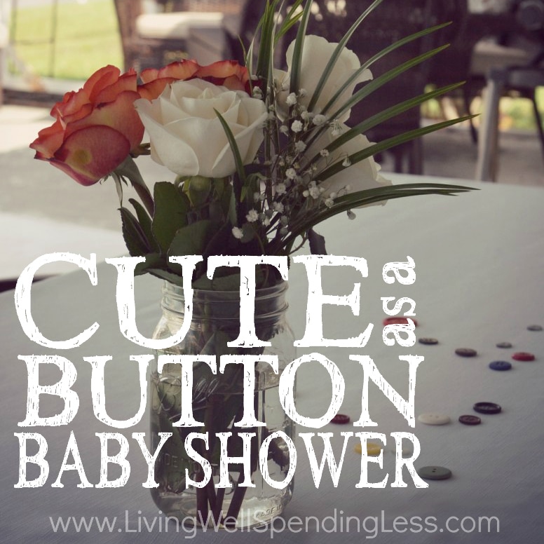 Cute as a Button Theme | Baby Shower | Baby Shower Ideas | Party Planning | Themed Party | Baby Party | Baby Shower Favors | Baby Shower Decor | Button Girl Theme