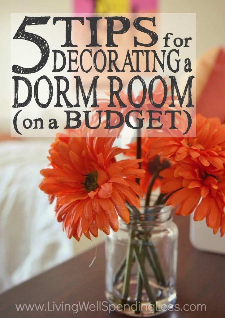 Here are 5 Tips for Decorating a Dorm Room (on a Budget)!