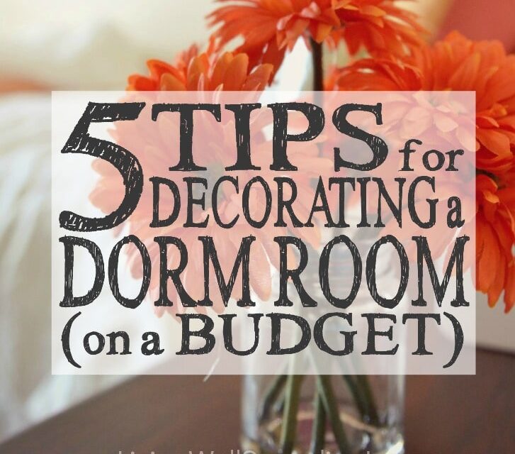 5 Tips for Decorating a Dorm Room (on a Budget)