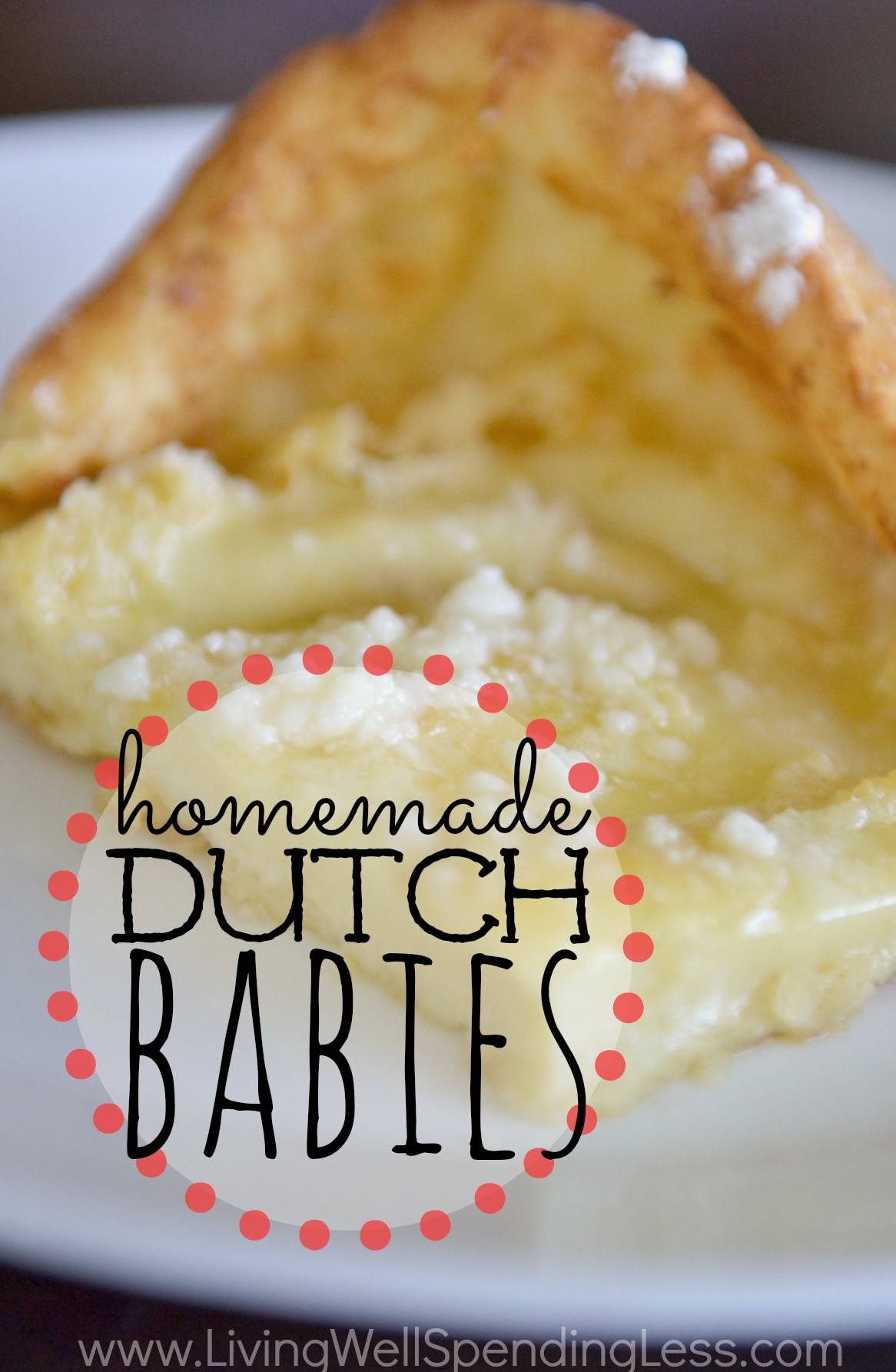 Homemade Dutch Babies. A delicious cross between a baked pancake and a