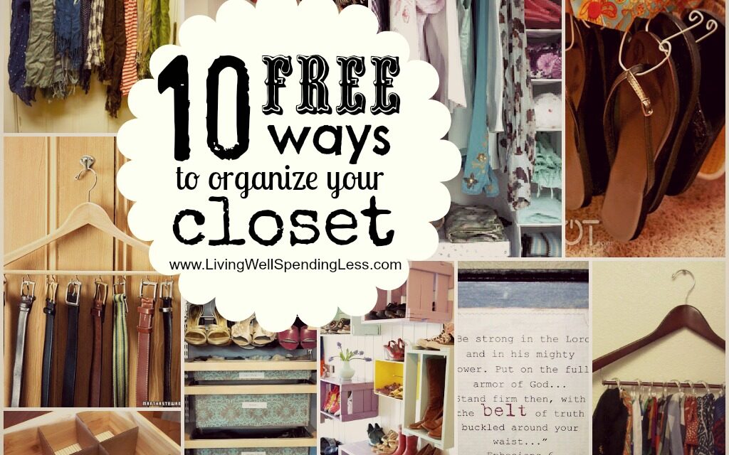 Organize Your Bedroom Closet {Day 12}