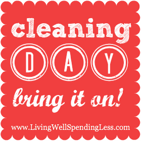Cleaning Day {Day 9}