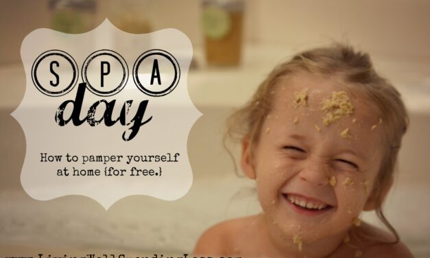 Have a Spa Day at Home {Day 20}