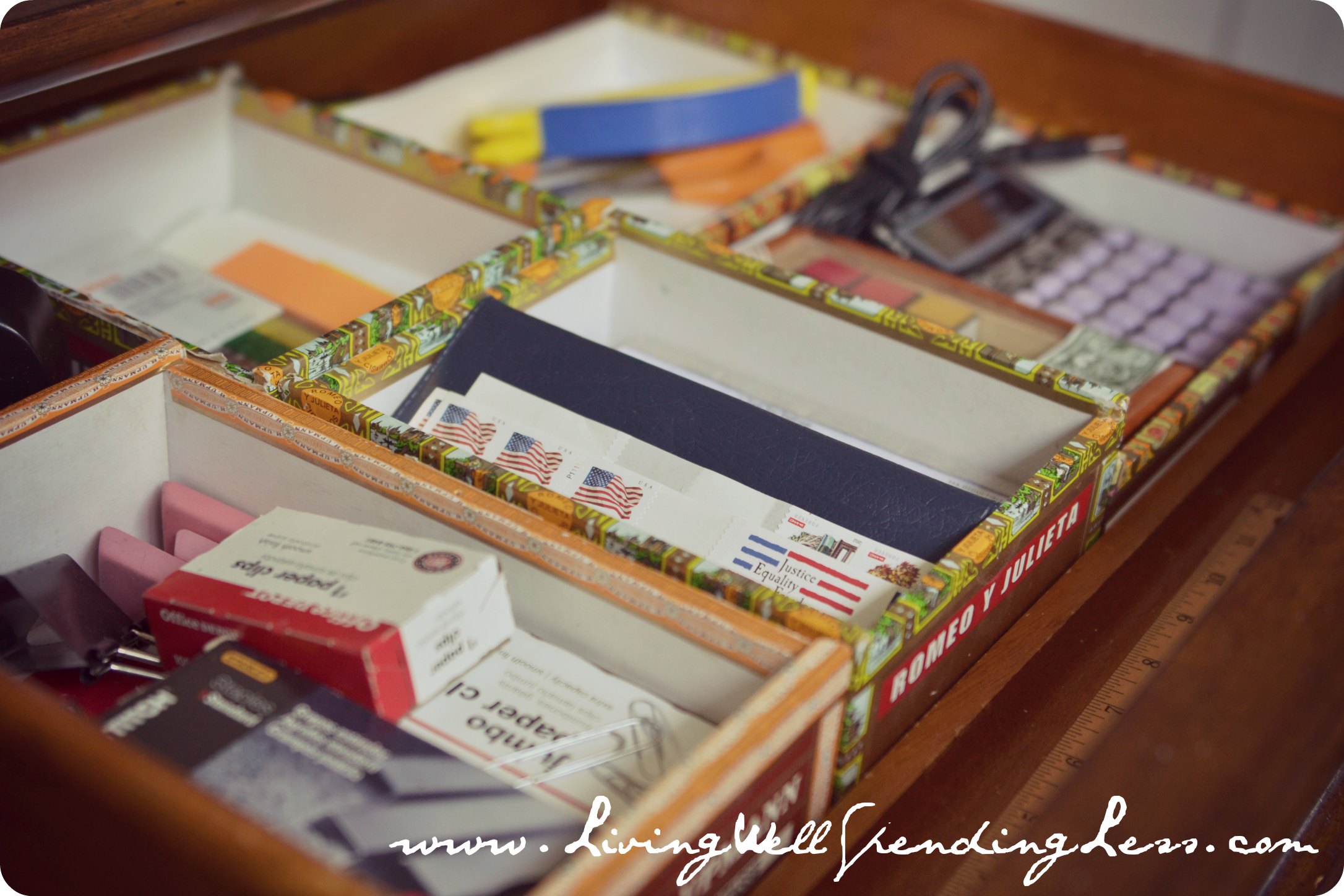 cigar box desk drawer organizers brilliant 31days of living well spending zero organization desk