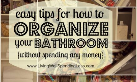 Organize Your Bathroom {Day 13}