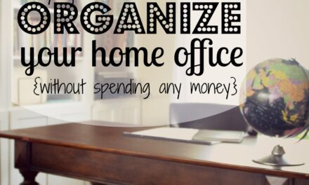 Organize Your Home Office {Day 11}