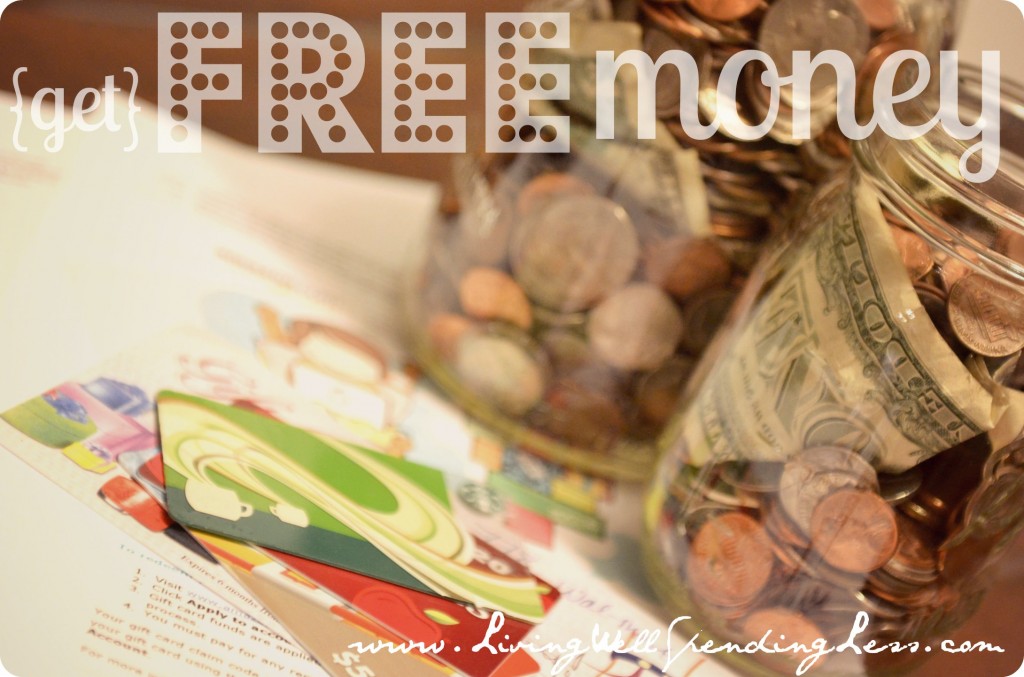 get free money--5 simple ways to pad your wallet #31days of living well & spending zero #money #tips #free Get Free Money | 31 Days of Living Well & Spending Zero | Money Saving Tips | Financial Hacks | Emergency Fund