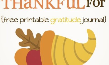FREE Printable Gratitude Journal