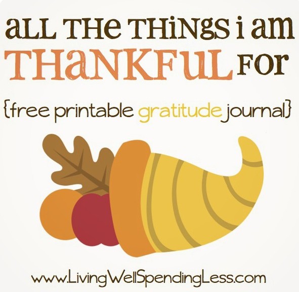 FREE Printable Gratitude Journal