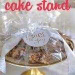 Need an easy, inexpensive gift idea for teachers, neighbors, or friends? These DIY Cake Stands are a snap to make using an inexpensive decorative plate and a dollar store candlestick.