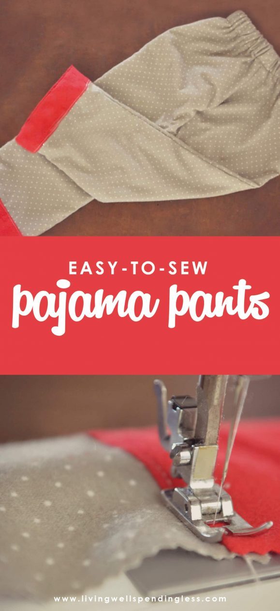 DIY EasytoSew Pajama Pants Living Well Spending Less®