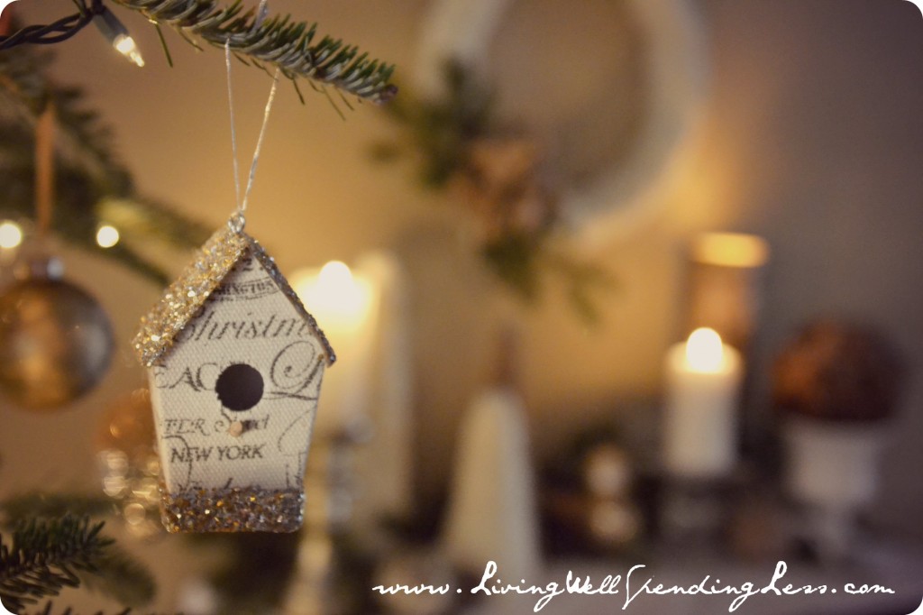 Birdhouse Christmas Ornament