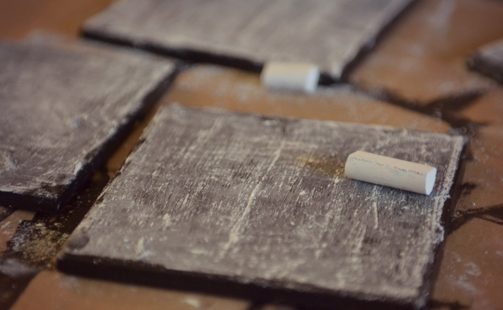 DIY Chalkboard Coasters Easy Handmade Gift Idea