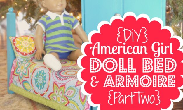 DiY American Girl Doll Bed, Part 2