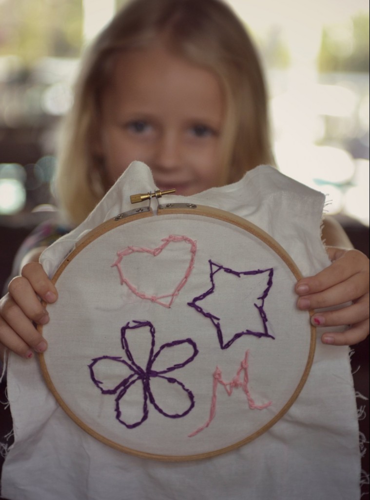 Valentine’s Day Embroidery Hoop Art 