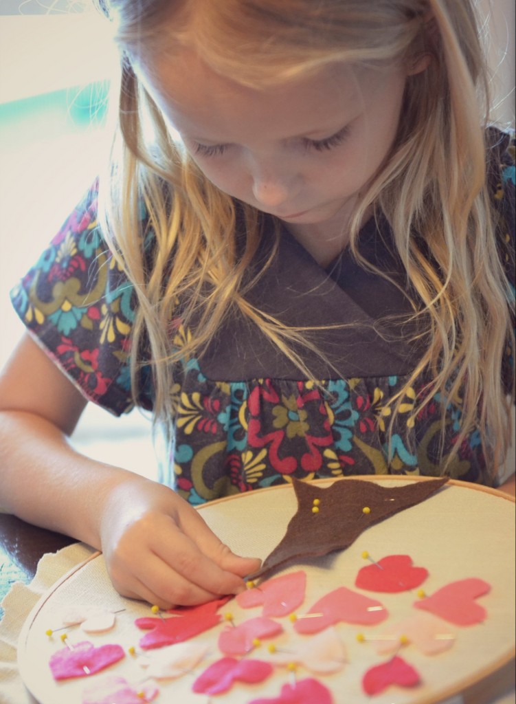 Valentine’s Day Embroidery Hoop Art Tutorial 