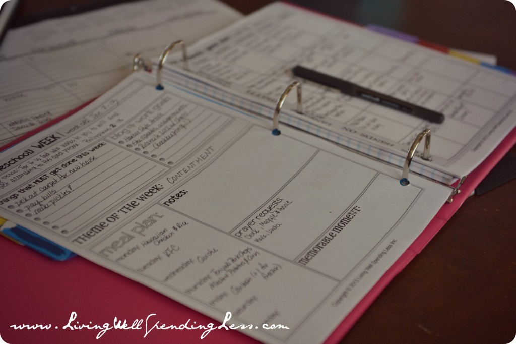 A personalize homeschool planner is a great way to stay organized with lessons. 