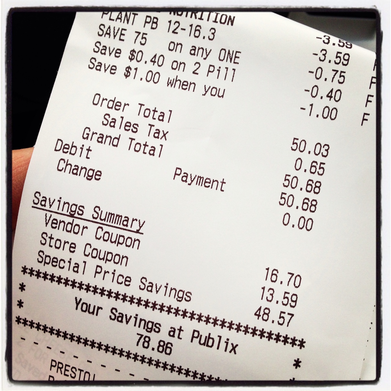 Publix electronic coupons