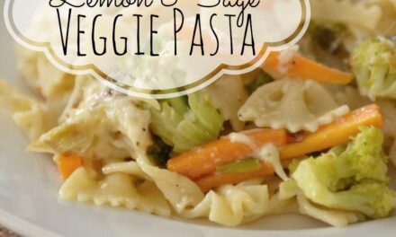 Fresh Lemon & Sage Veggie Pasta