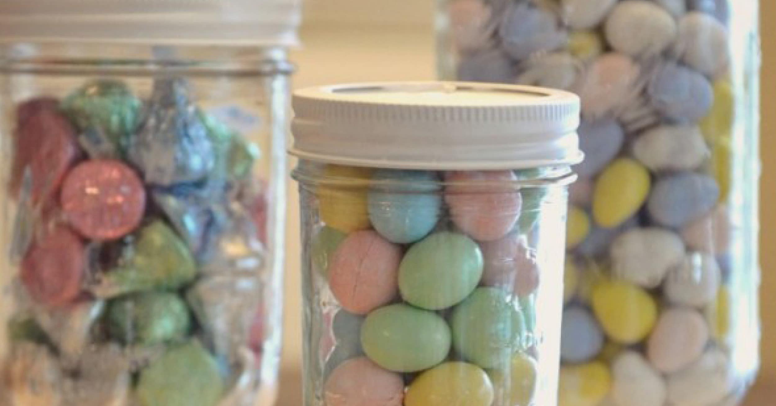 DIY Mason Jar Candy Pedestals  Easy Pastel Party Decorations