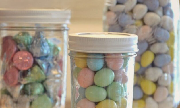 DIY Mason Jar Candy Pedestals