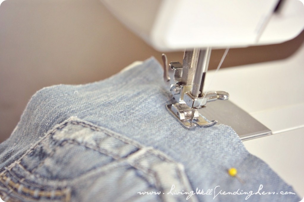 Handmade Denim Placemats