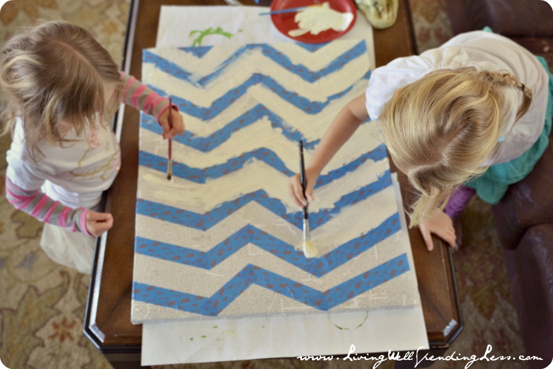 How to Make Chalkboard Canvas Wall Art Living Well Spending Less®