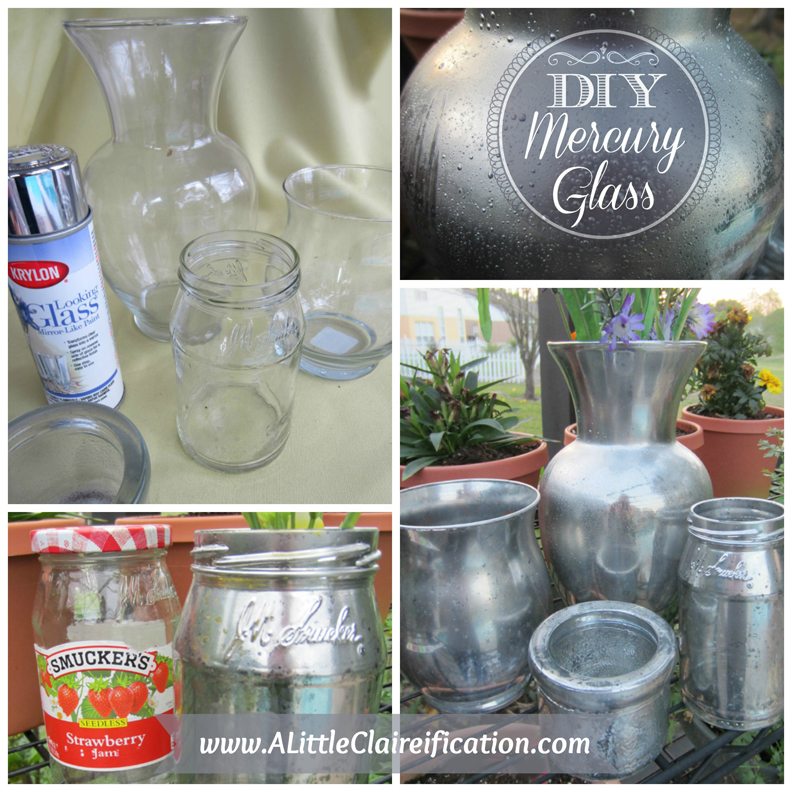 DiY Mercury Glassawesome tutorial for turning all your glass into