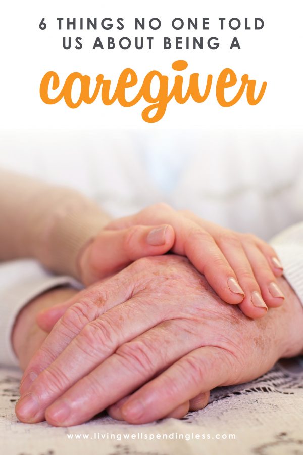 6 things no one told us about being a caregiver. An honest look at the challenges of caring for an elderly parent....and, with the benefit of hindsight, what things could've been done differently to make the process a little easier.