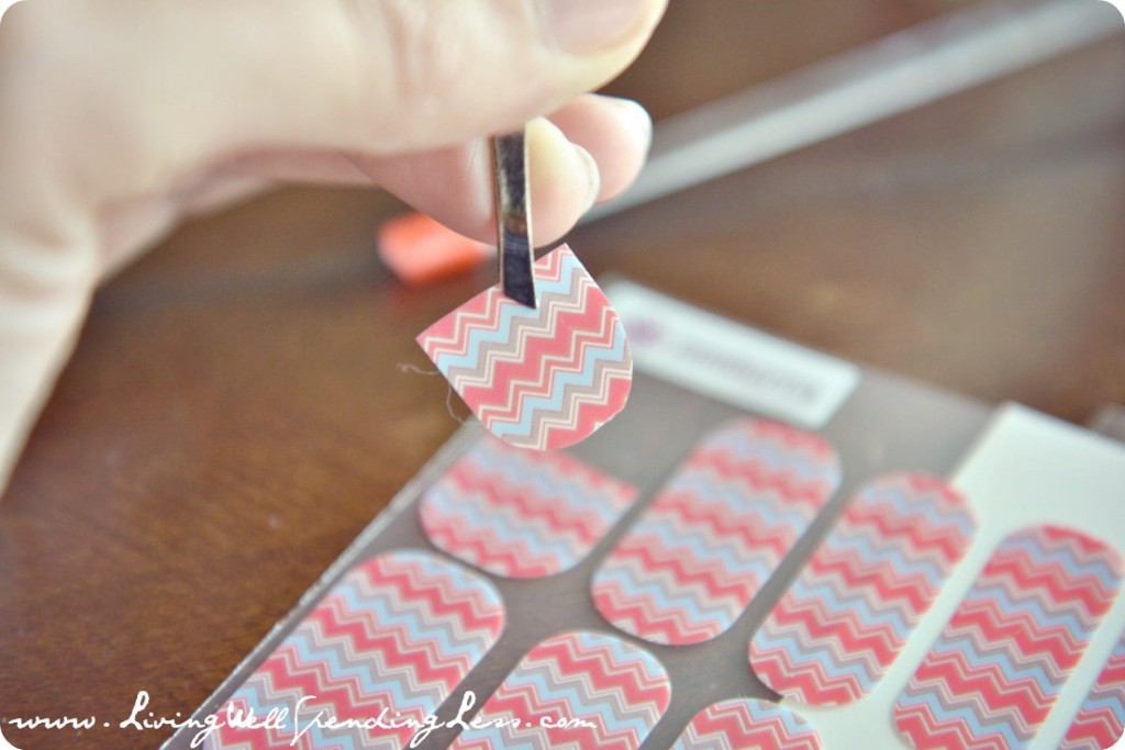 Diy Chevron Manicure Pedicure Living Well Spending Less