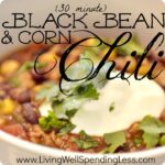 Easy Corn & Black Bean Chili | Corn & Black Bean Chili Recipes | Black Bean Recipes | Chili Recipes