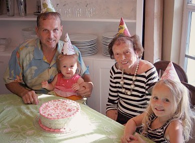 Our family with my husbands' mother living with us.