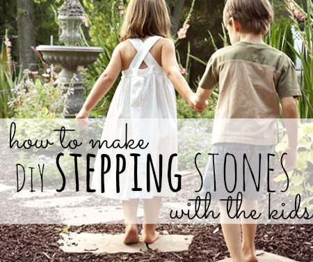 How to Make DiY Stepping Stones With The Kids