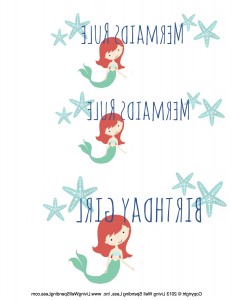Free Mermaid Birthday Party Printables