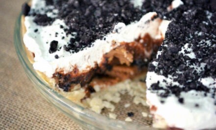 Quick & Easy Chocolate Peanut Butter Oreo Pie