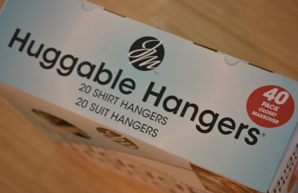 A 40 hanger box of super soft Huggable Hangers was the perfect tool for organizing my closet. .